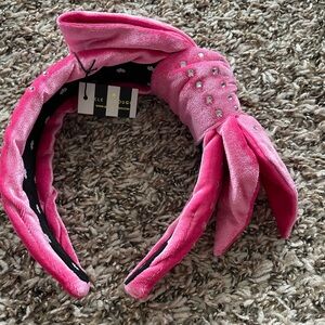 Lele Sadoughi Pink Embellished Headband
